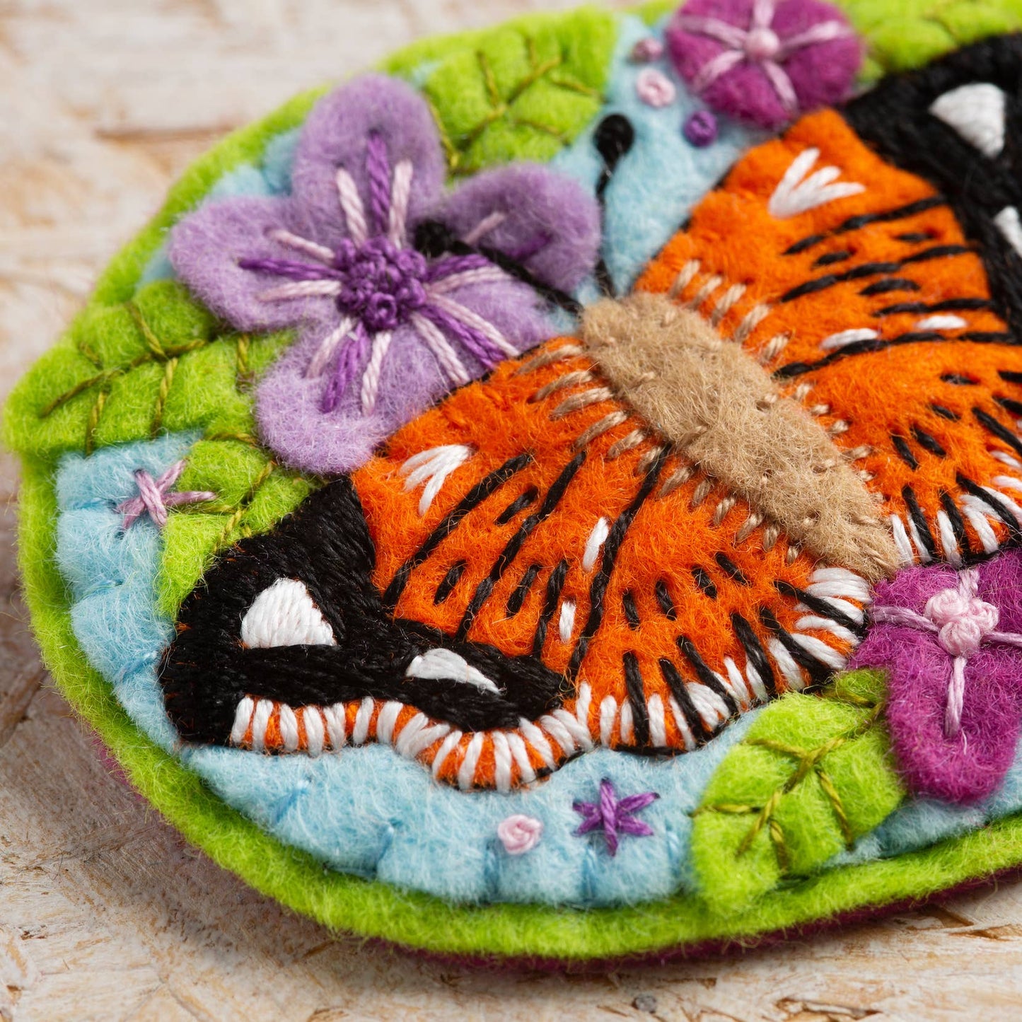 Butterfly Felt Craft Brooch Kit | Complete Craft Kit