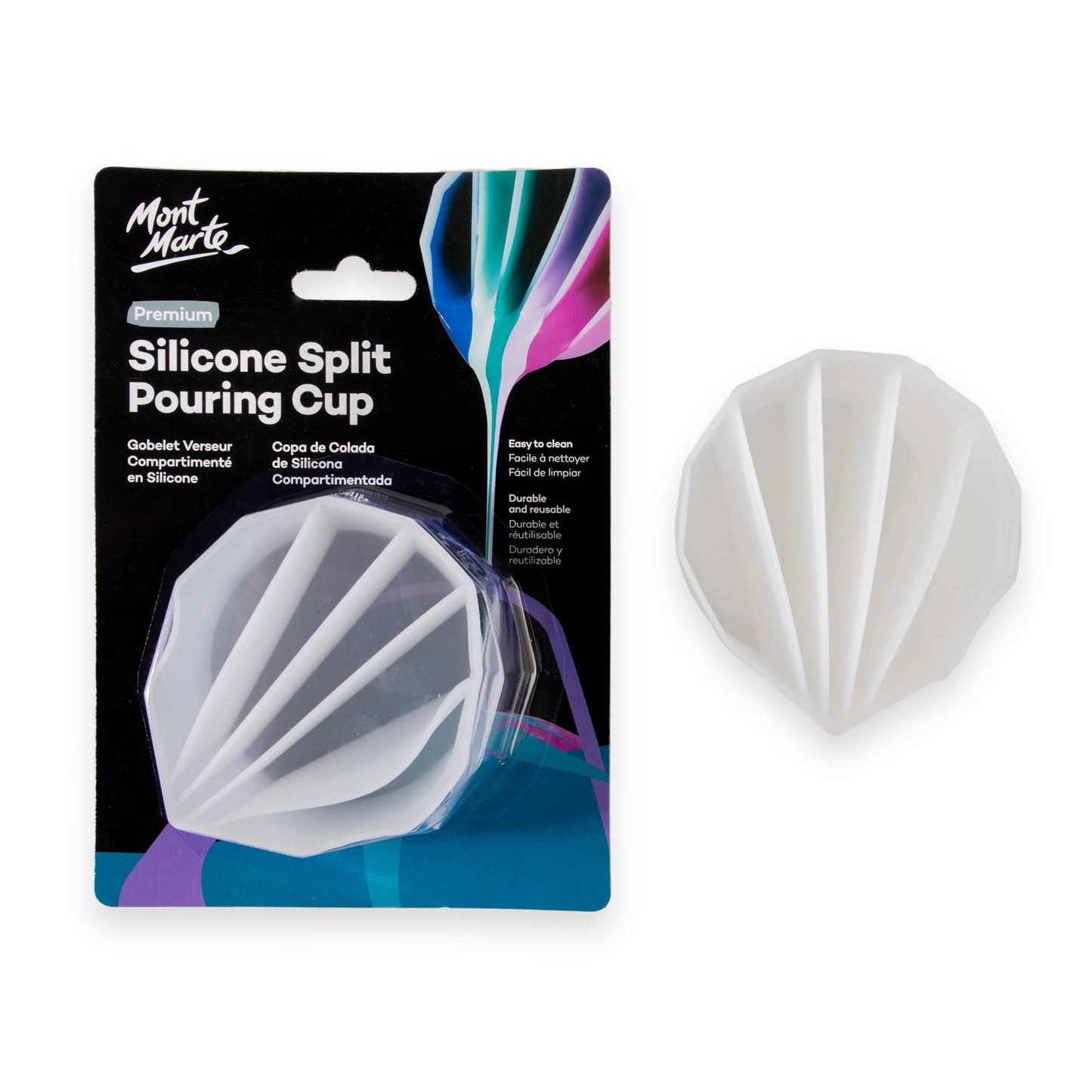 Silicone Split Pouring Cup Premium