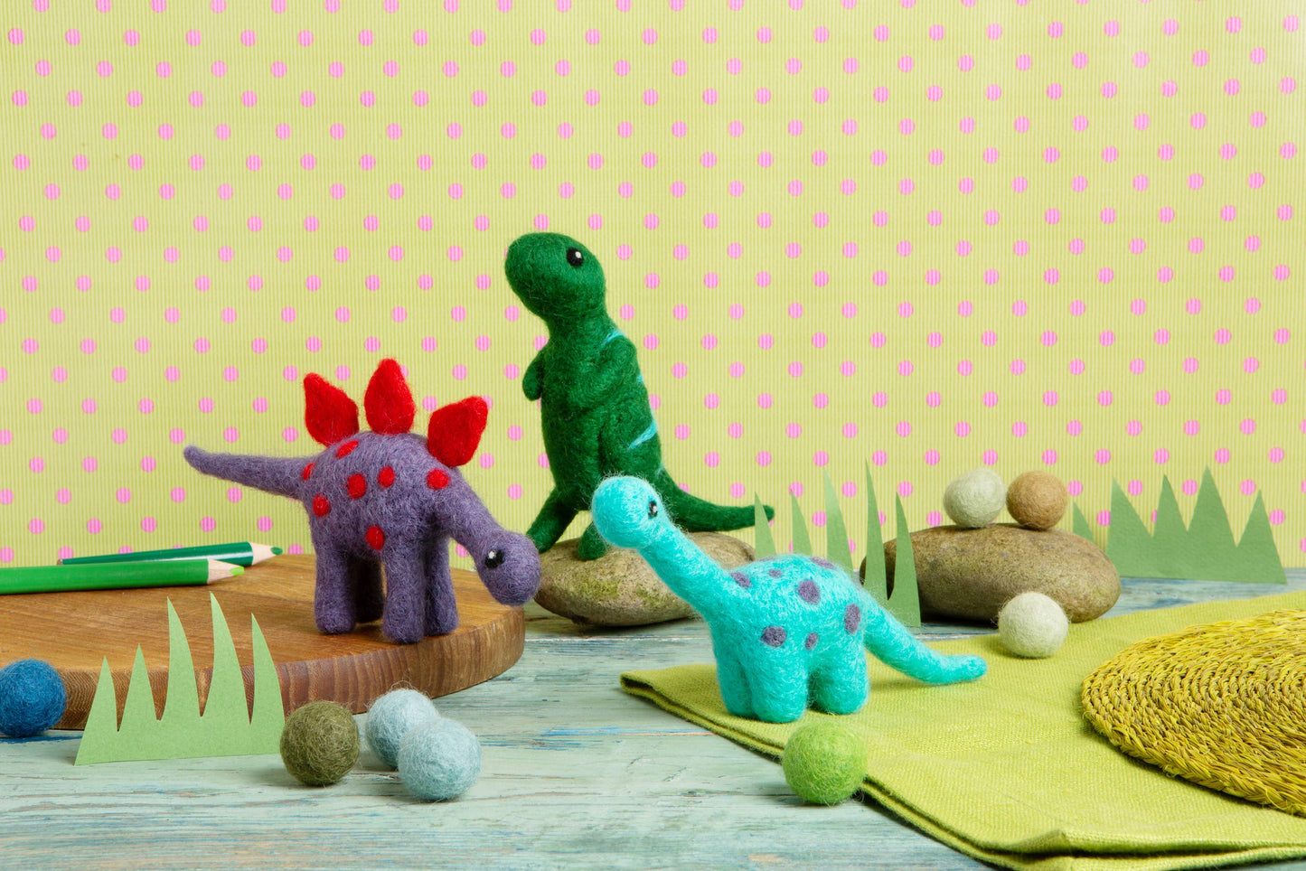 Diplodocus Mini Needle Felting Kit | Complete Craft Kit