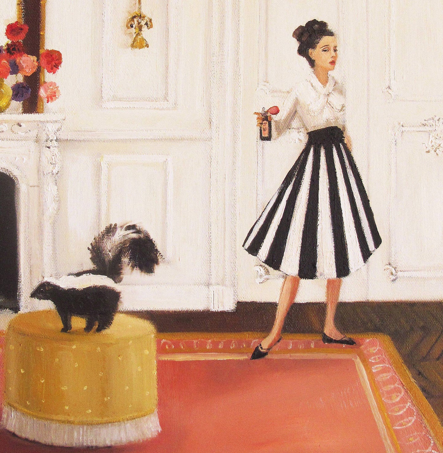 Lisette vs The Skunk Art Print - 11" X 14"