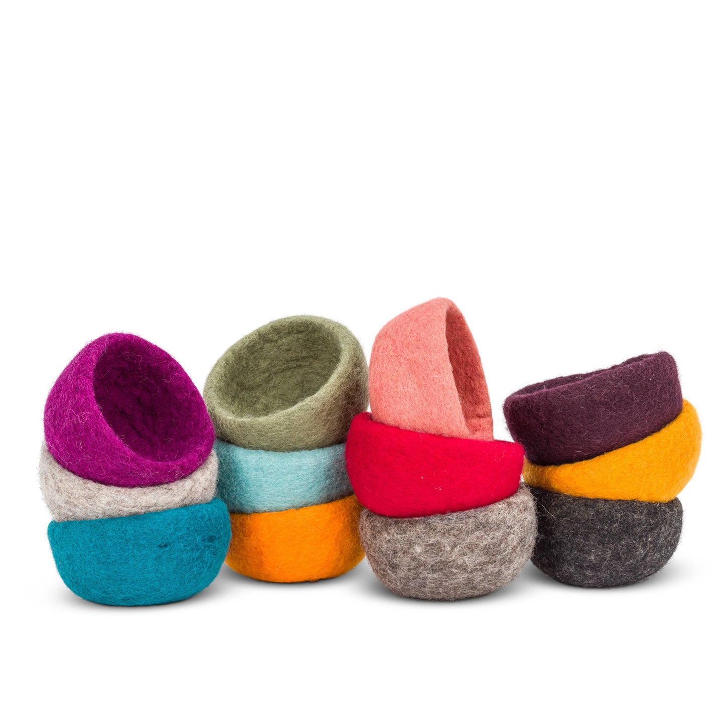 Round Mini Bowls - 12 Asst - 4"D