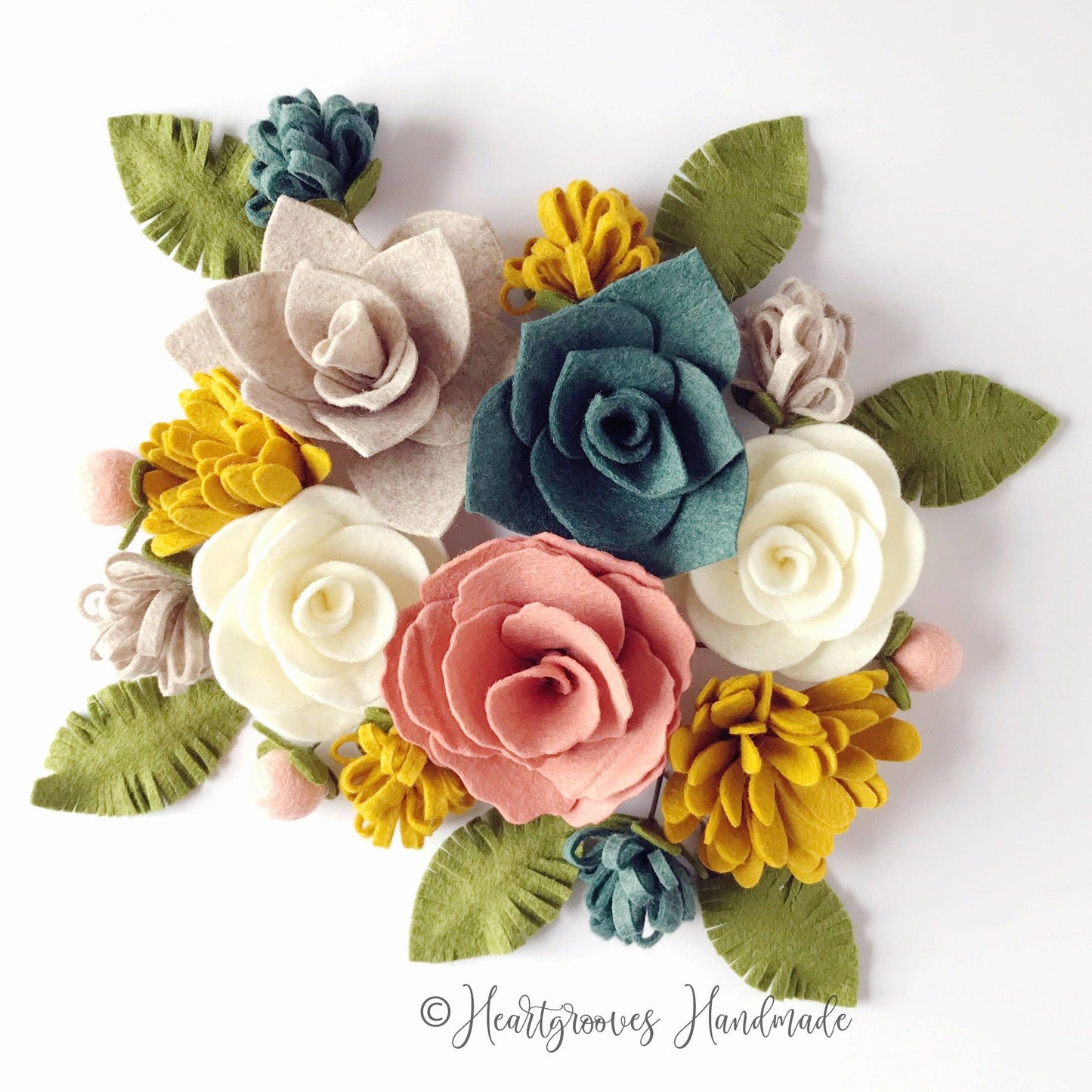 Felt Flower Craft Kit | Succulent Rose