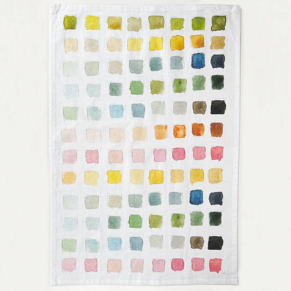 Paint Swatch Tea Towel