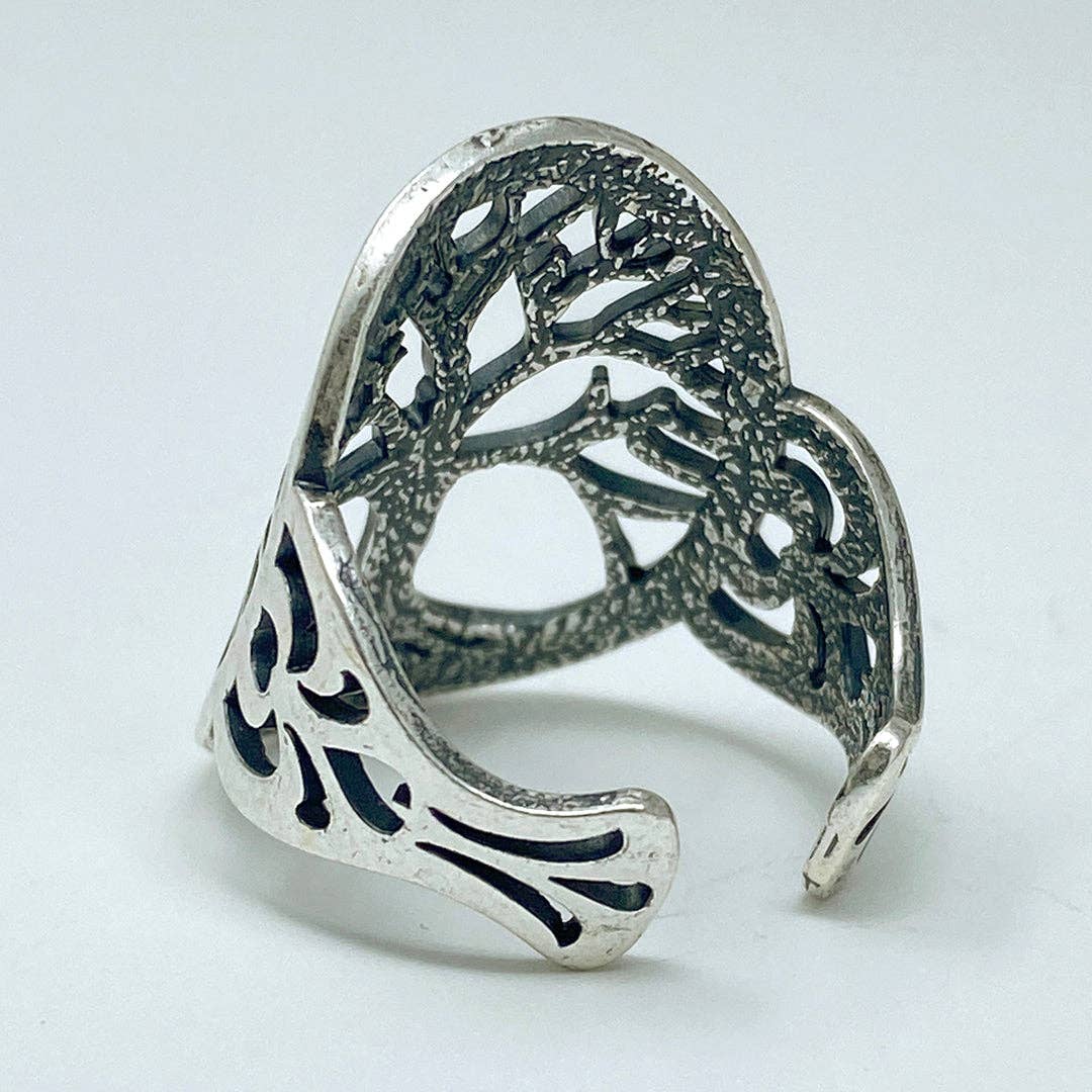 Silver Tree of Life Ring: Uncarded