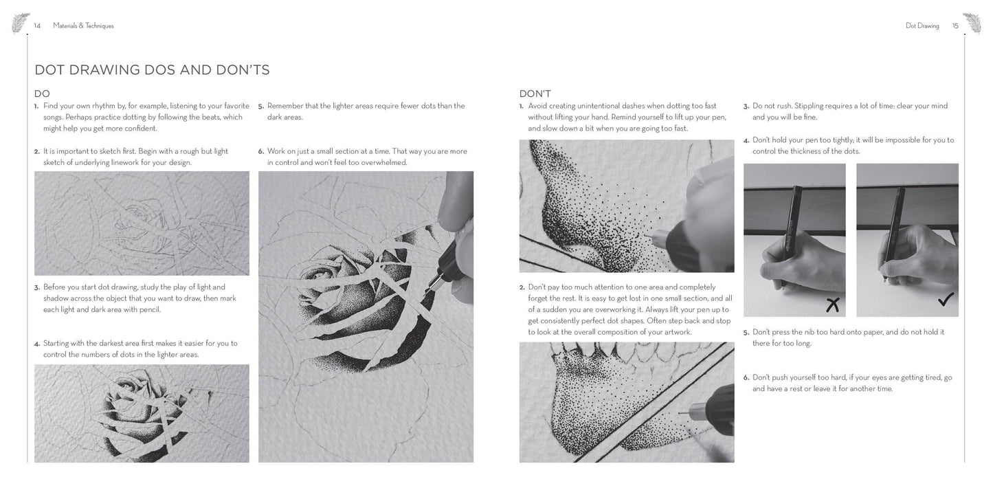 Dot Drawing: A Fusion of Stippling and Ornament