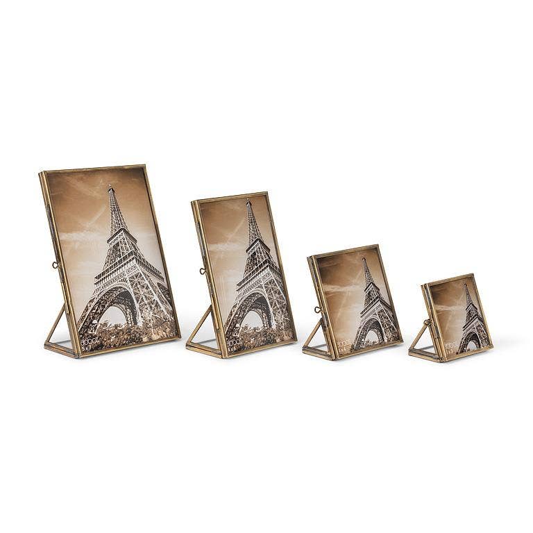 Small Simple Gold Frame (holds 4x4)-4" Square