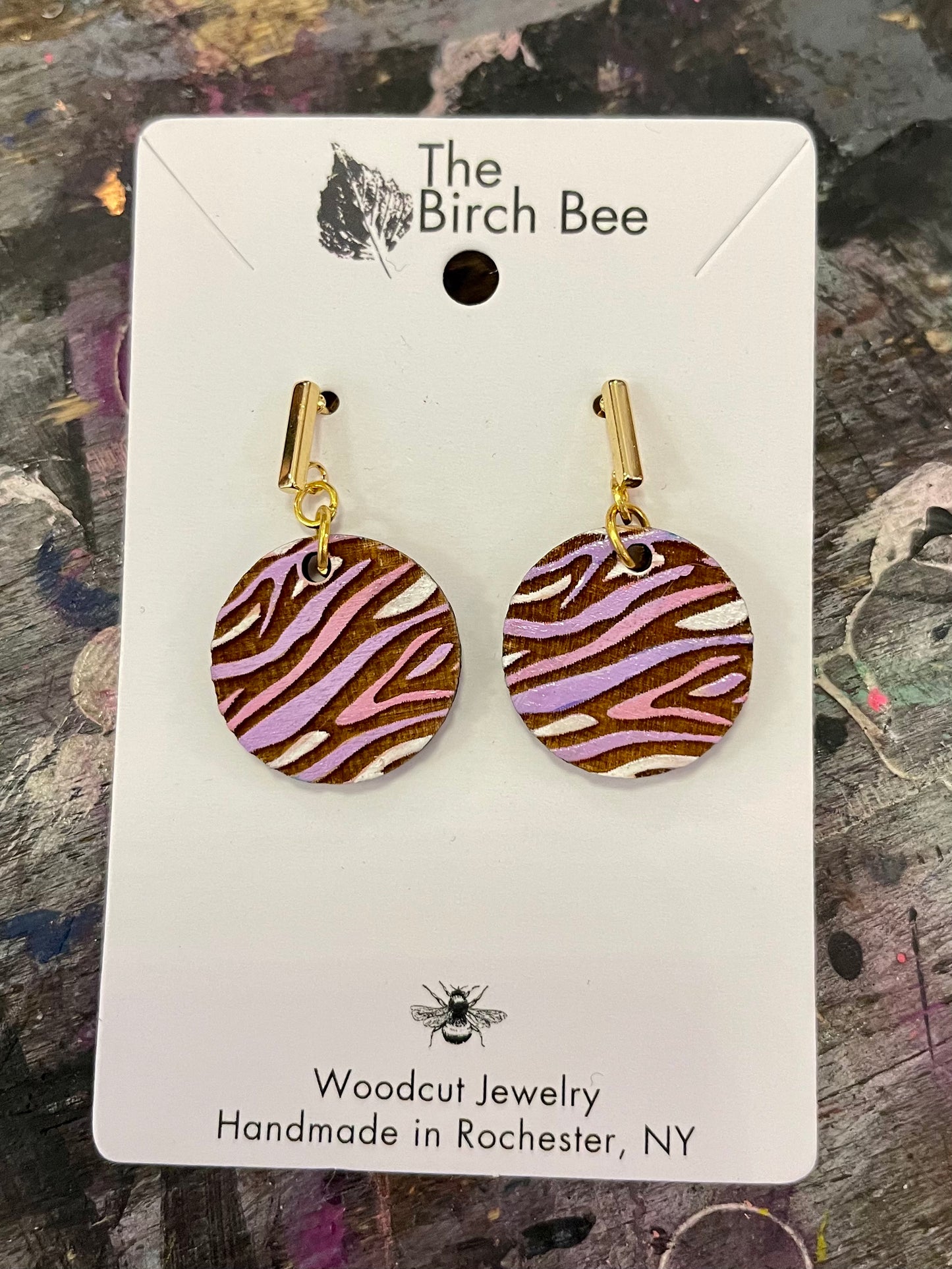 The Birch Bee ZEBRA ROUNDS