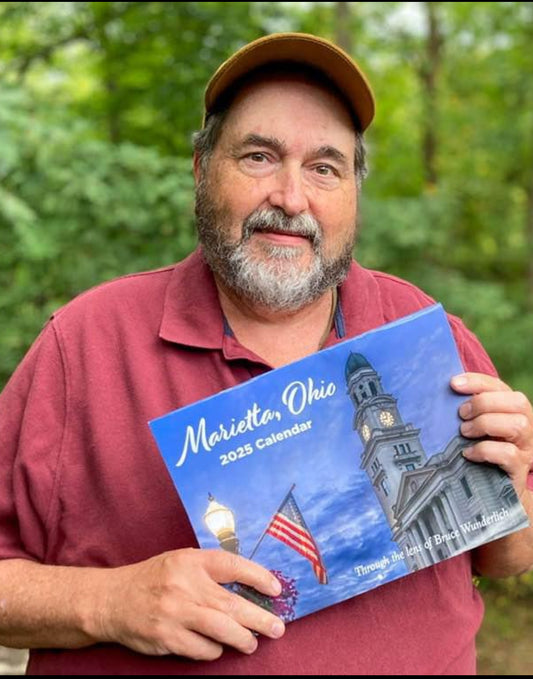 NEW!! Bruce Wunderlich 2025 MARIETTA Calendar