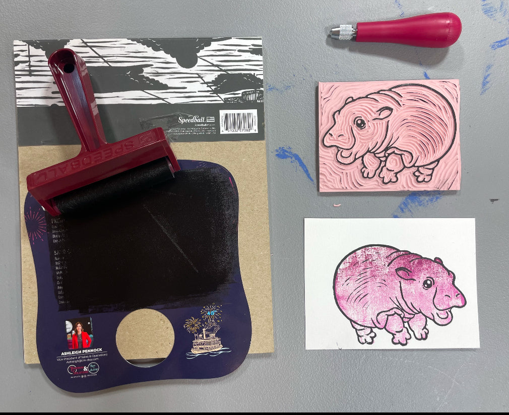 3/1/25 Lino Custom Stamp Workshop