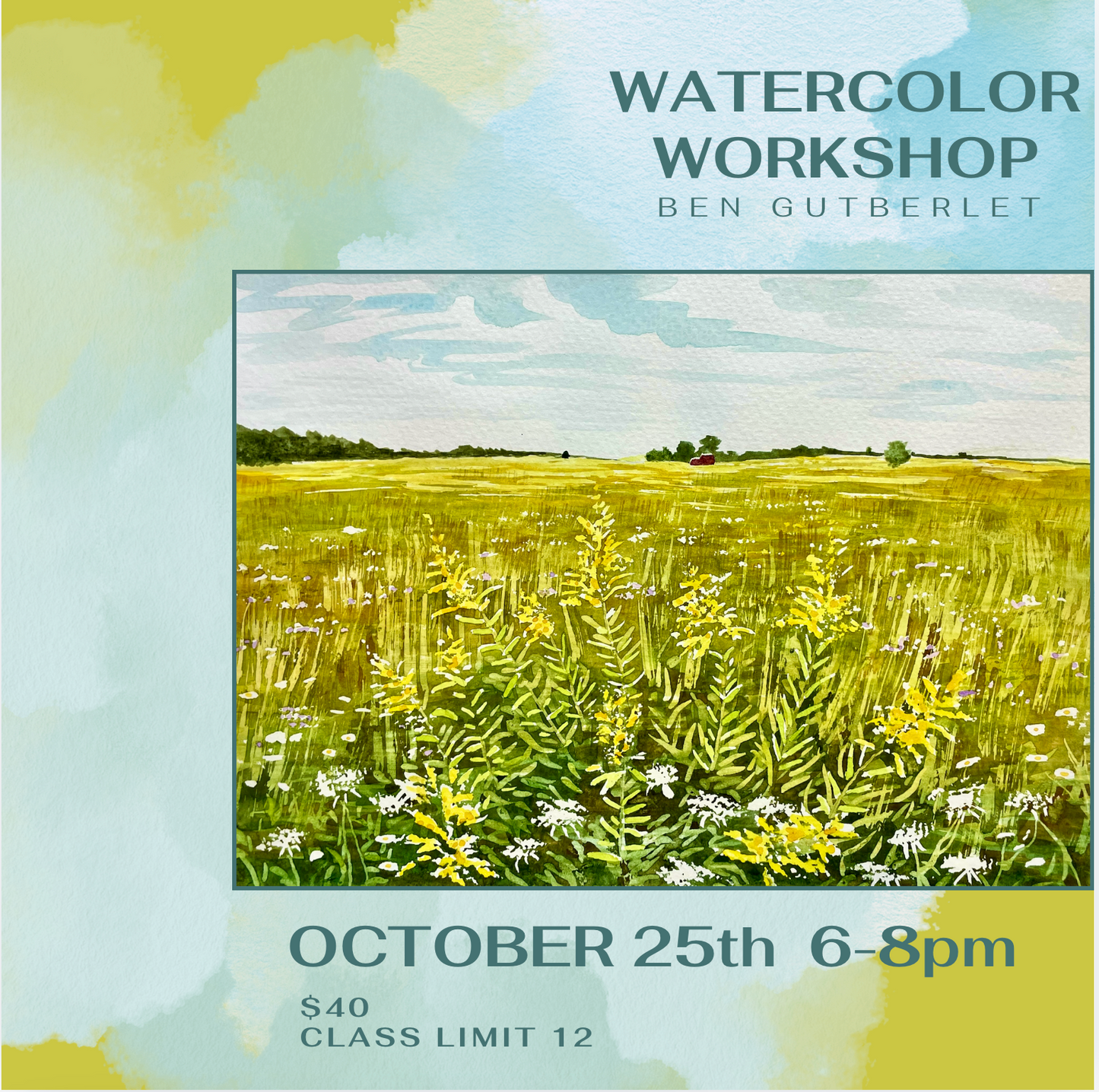 Watercolor Workshop with Ben Gutberlet