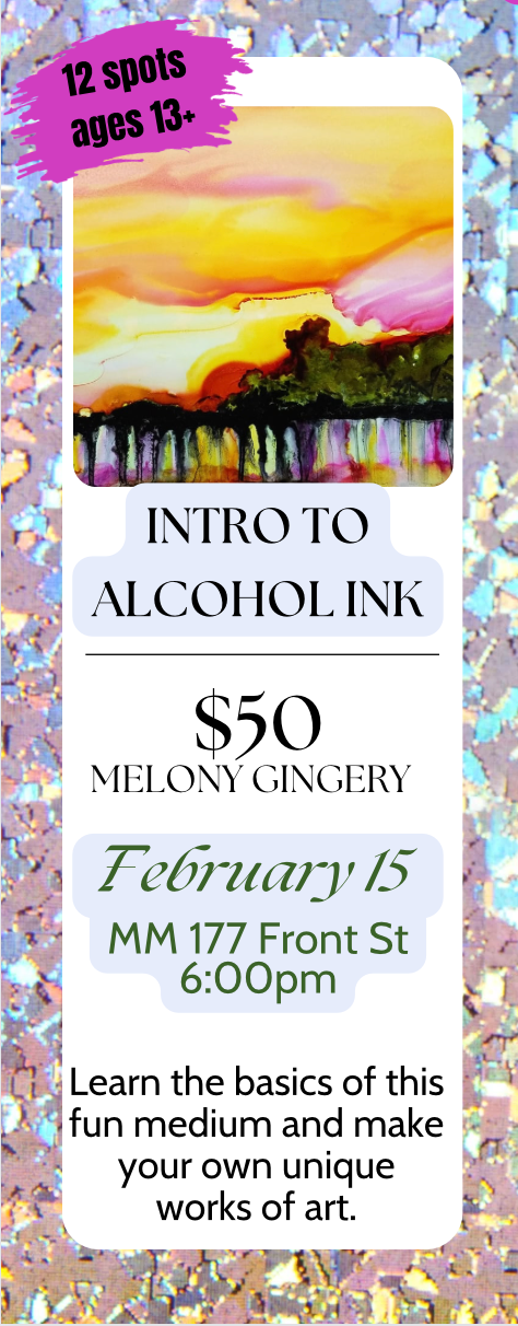 Intro to Alcohol Ink Feb 15th #MariMaker24