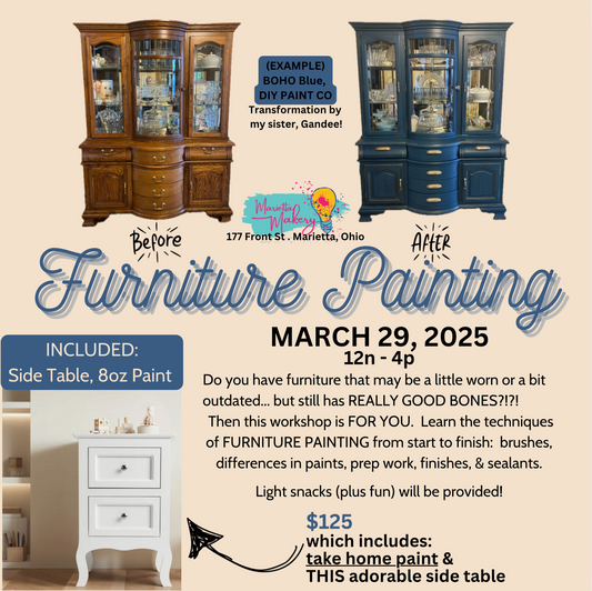 3/29/25  Furniture Painting 101