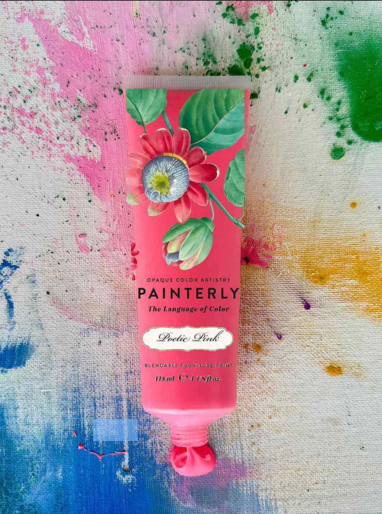Poetic Pink: Painterly Paint By DIY
