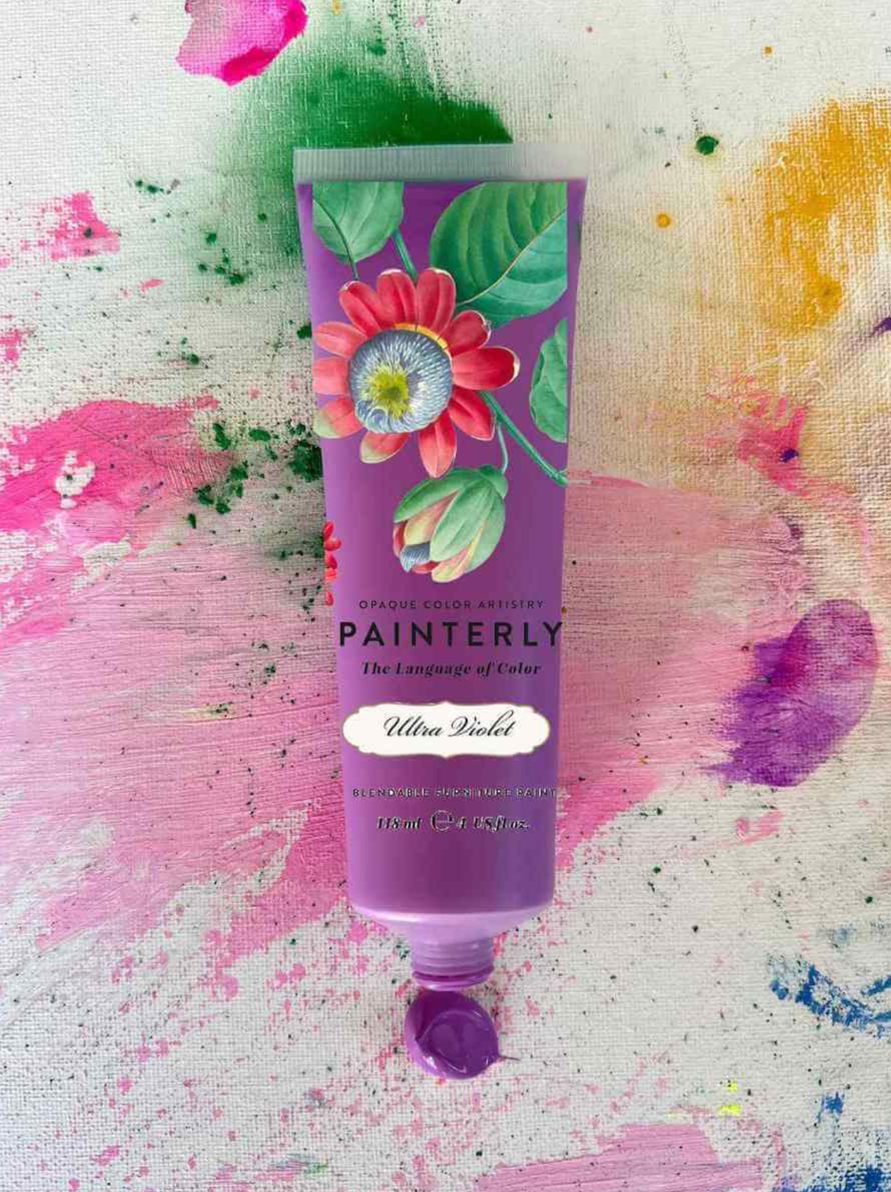 Ultra Violet:  Painterly Paint By DIY