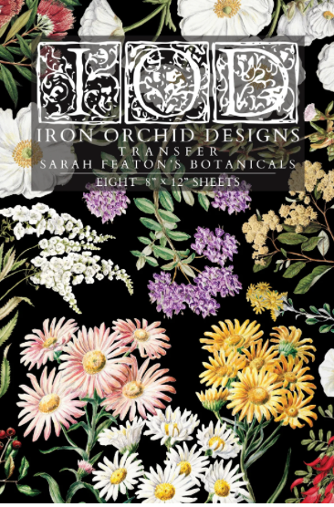 SARAH FEATON’S BOTANICALS IOD Transfer 8X12 PAD™ SUMMER 2025