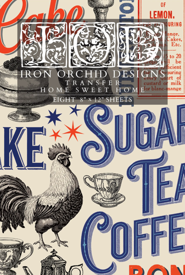 HOME SWEET HOME IOD Transfer 8X12 PAD™  SUMMER 2025