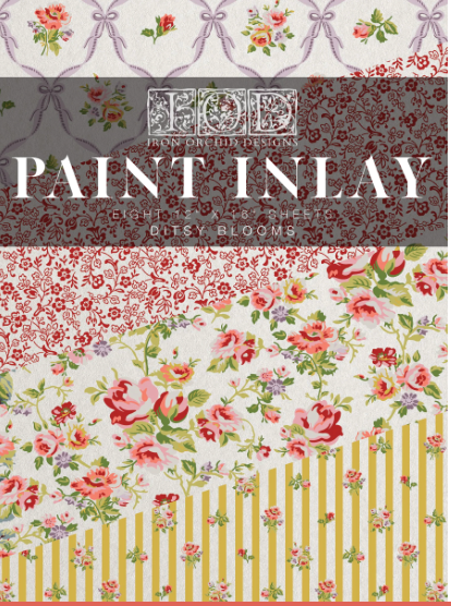 DITSY BLOOMS IOD Paint Inlay 12X16 PAD™ SUMMER 2025