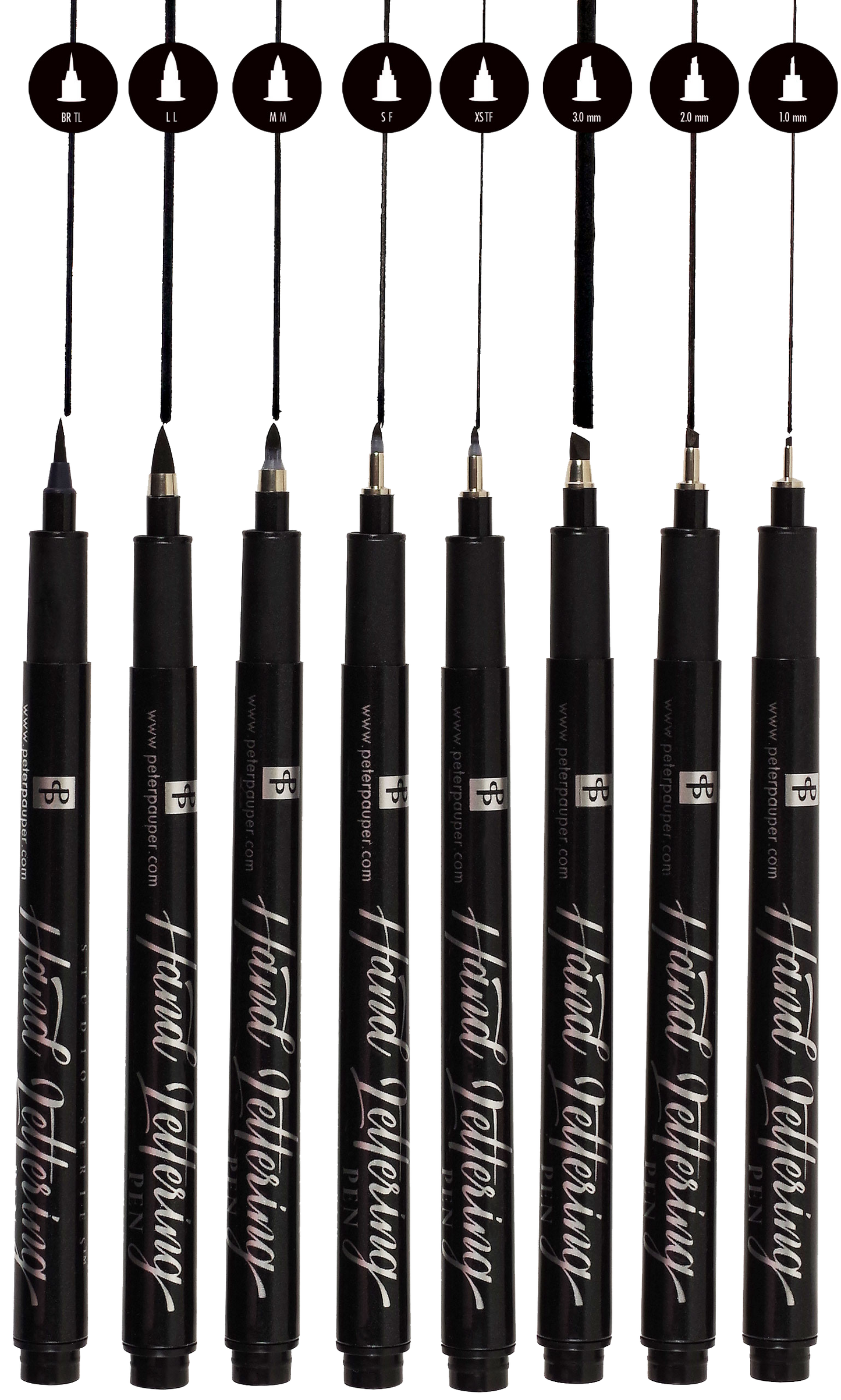 Studio Series Hand Lettering Pens (set of 8)
