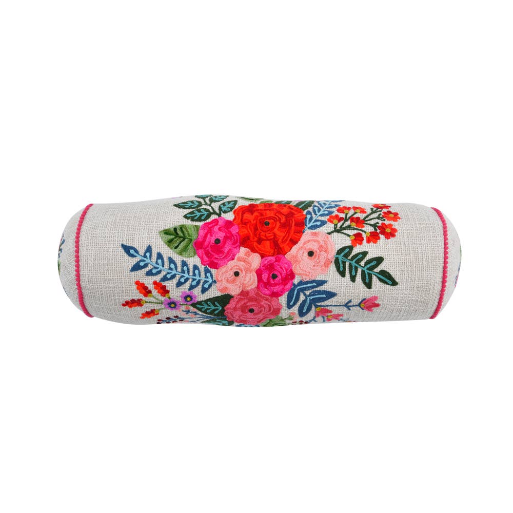 GREENHOUSE FLORAL BOLSTER 20x7"