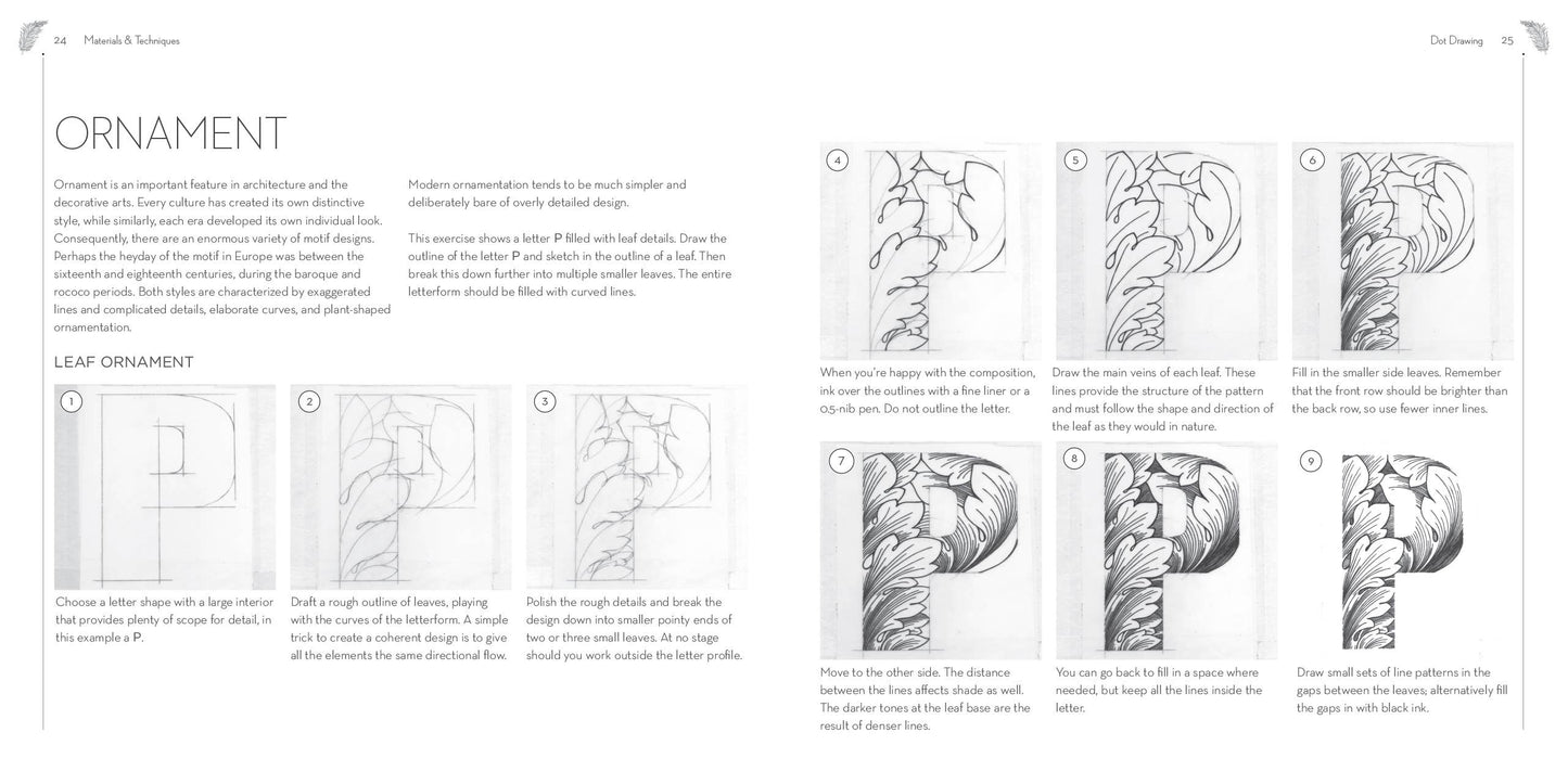 Dot Drawing: A Fusion of Stippling and Ornament