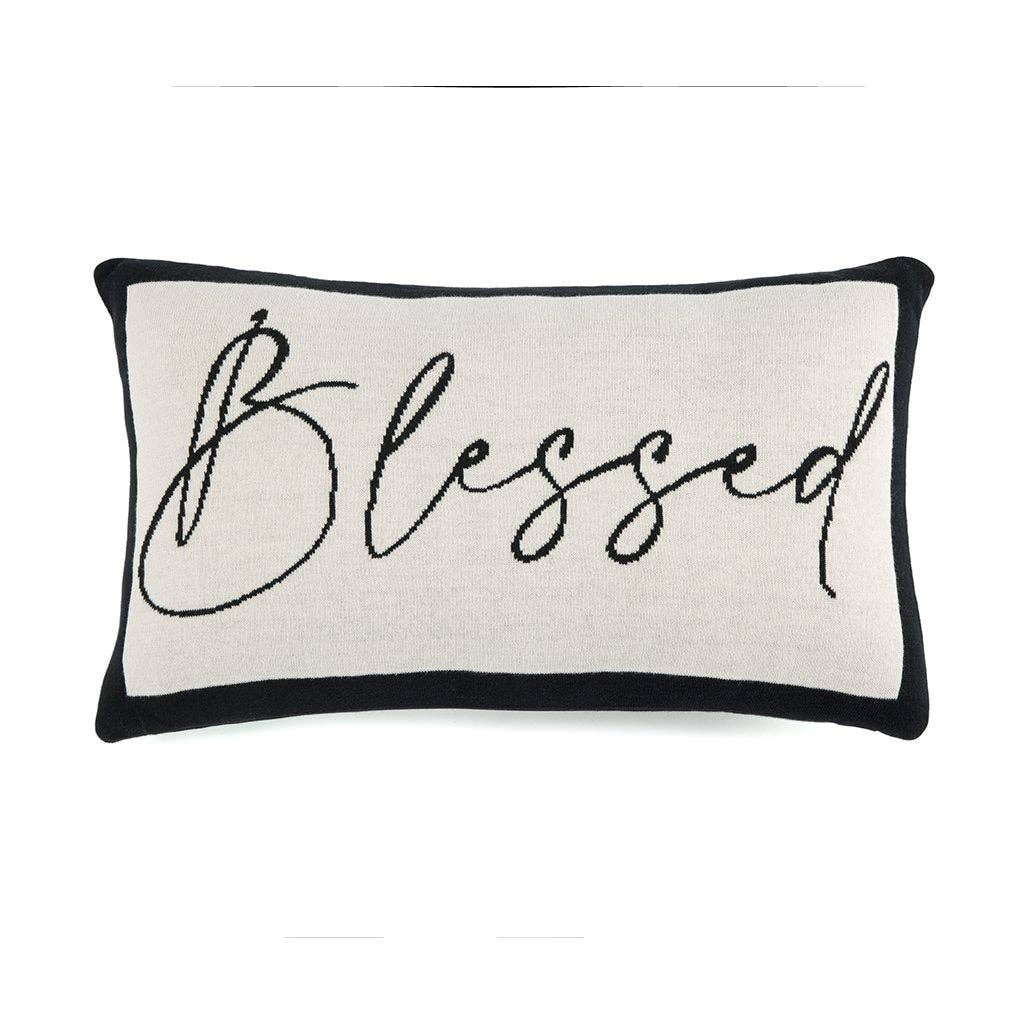 BLESSED PILLOW: Black