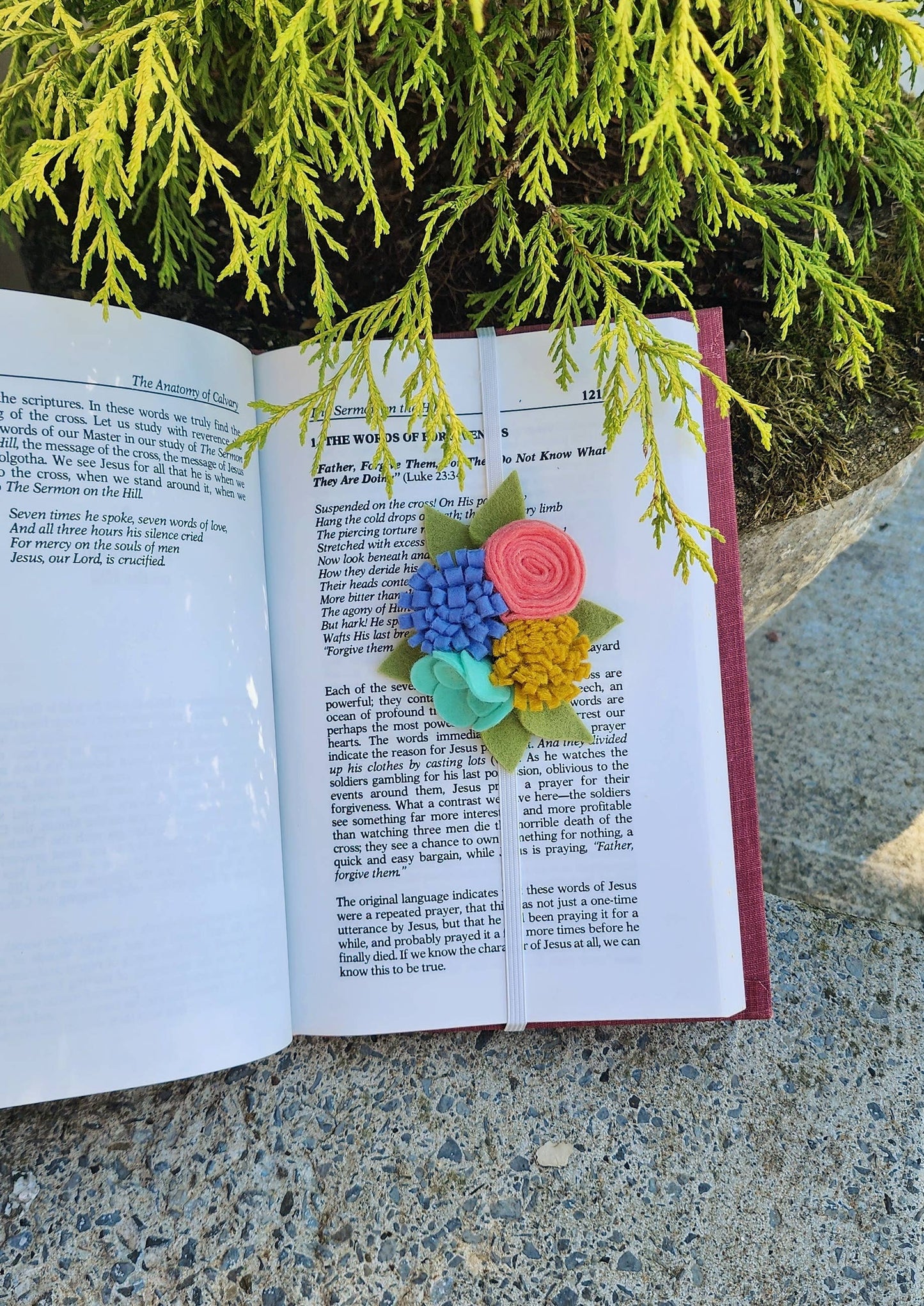 Felt Bookmark DIY Kit: Sea Salt & Rose