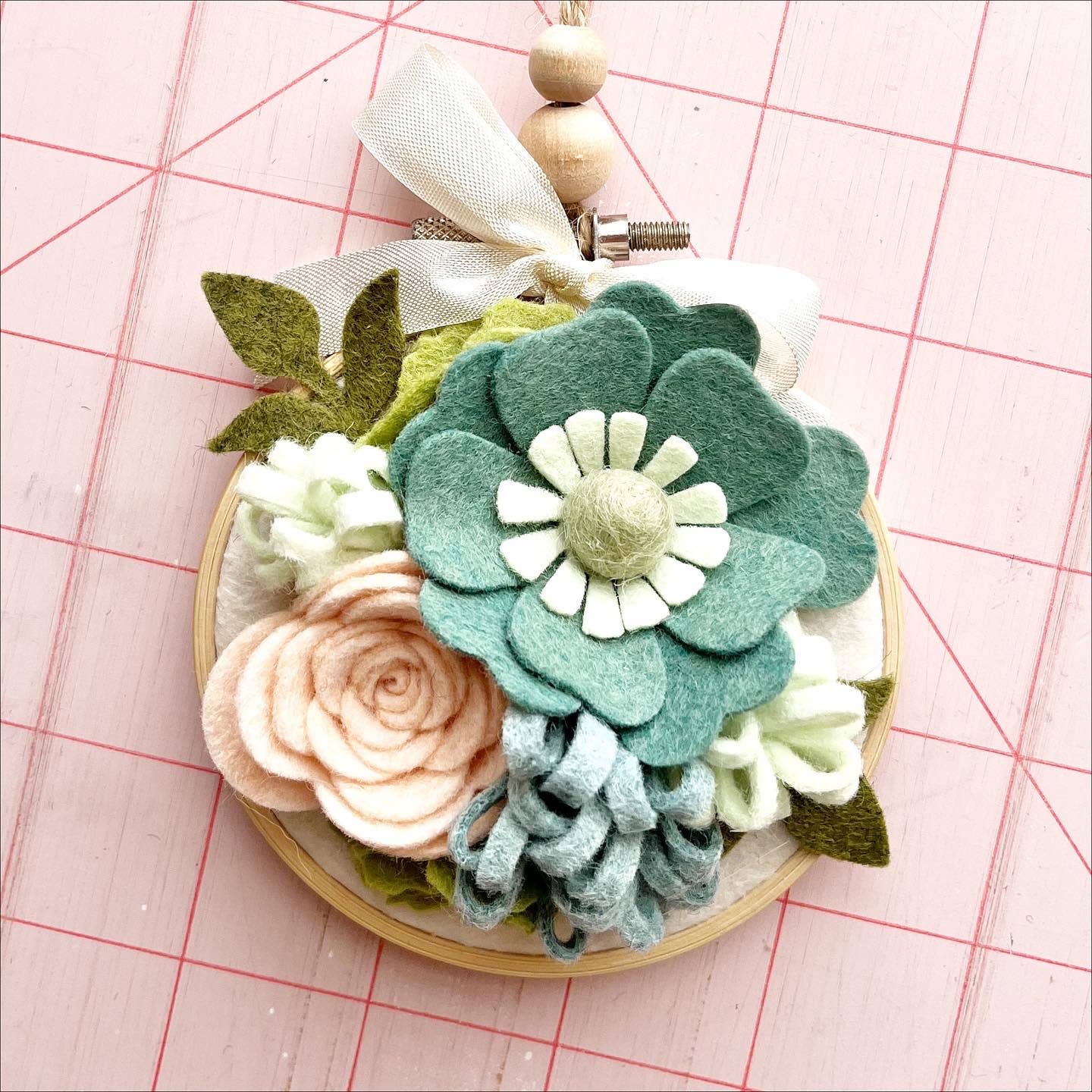 Mini Felt Flower Craft Kit | Succulent