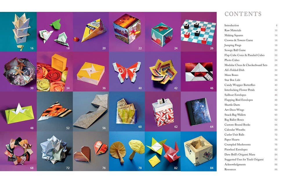 Trash Origami: Make Origami with Recycled Trash: Hardcover