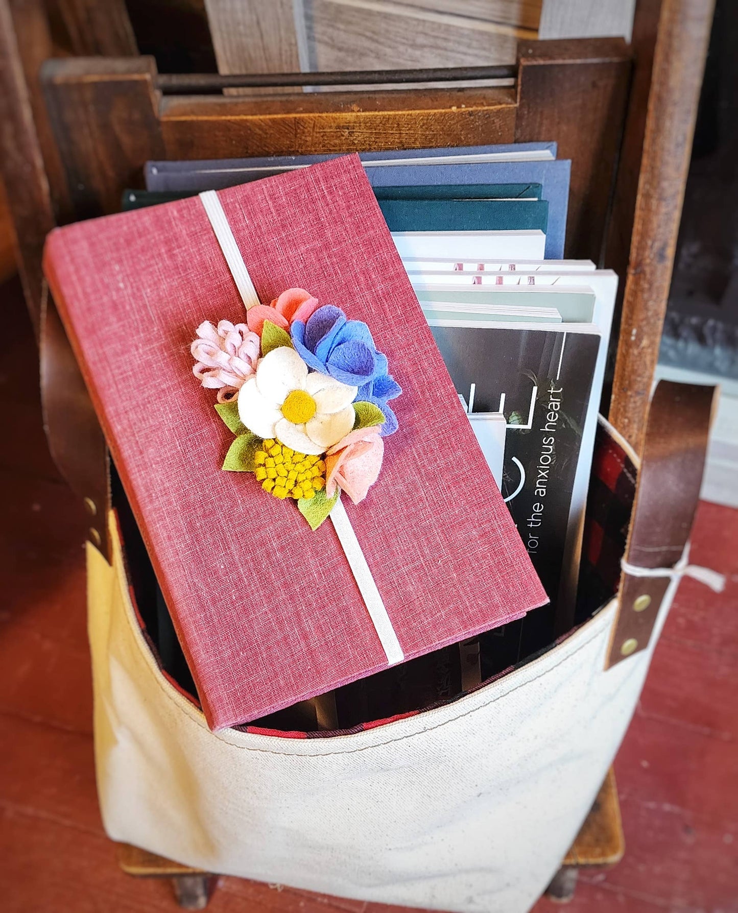 Felt Bookmark - Wildflower