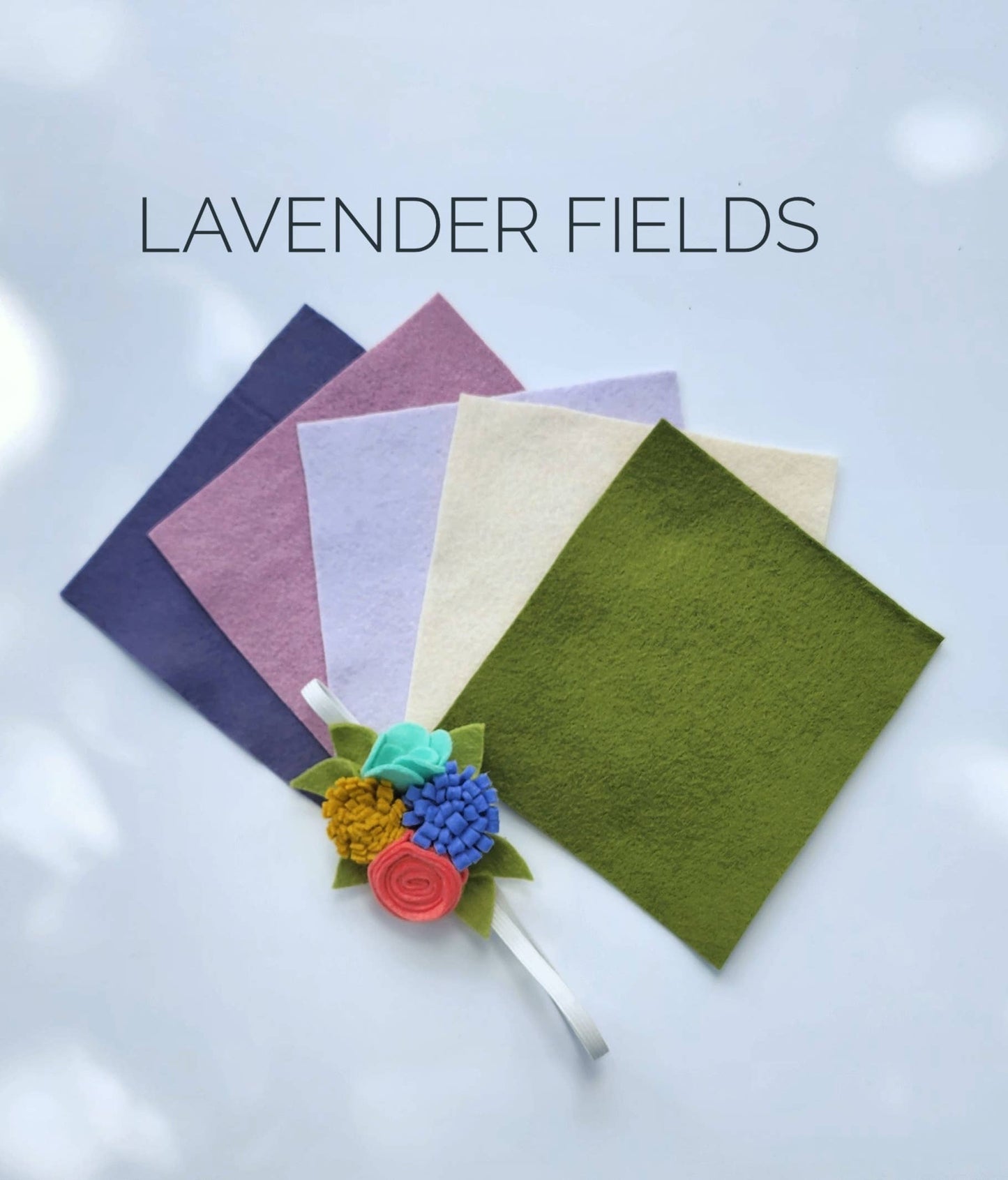 Felt Bookmark DIY Kit: Sea Salt & Rose