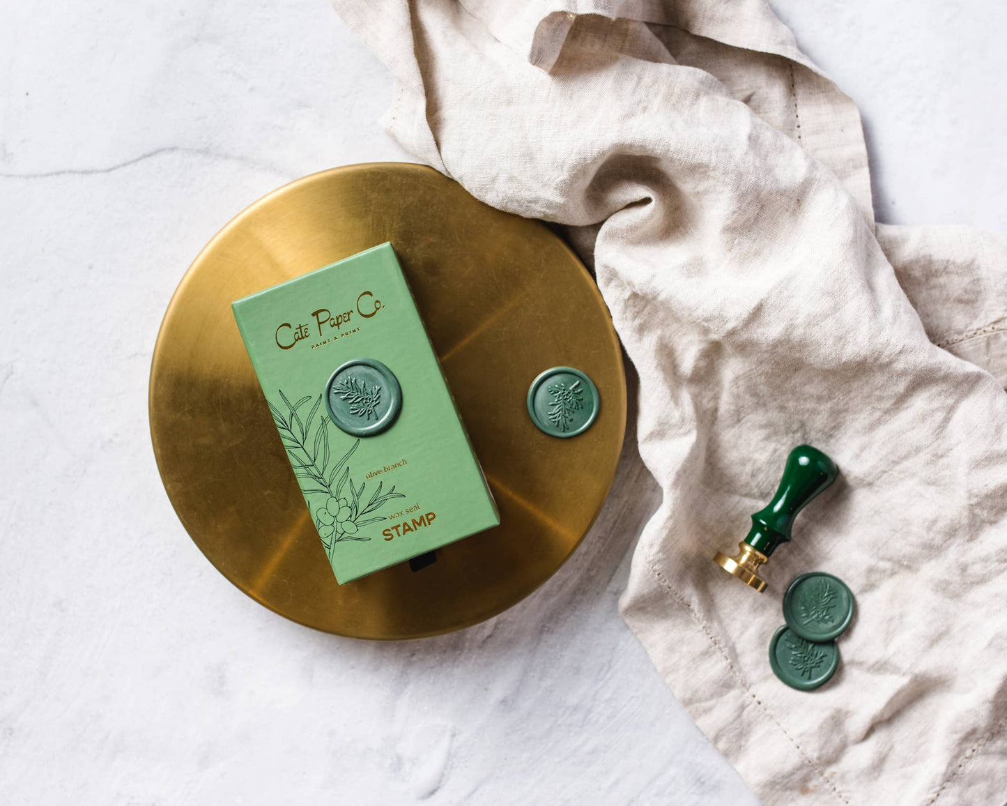 Cherry Blossom: Wax seal stamp and wax stick set