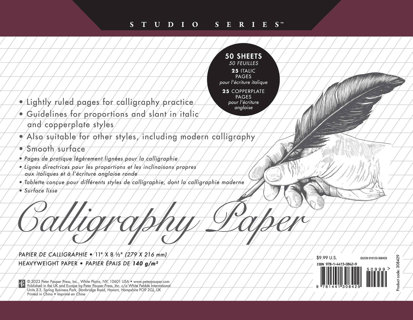Studio Series Calligraphy Paper Pad