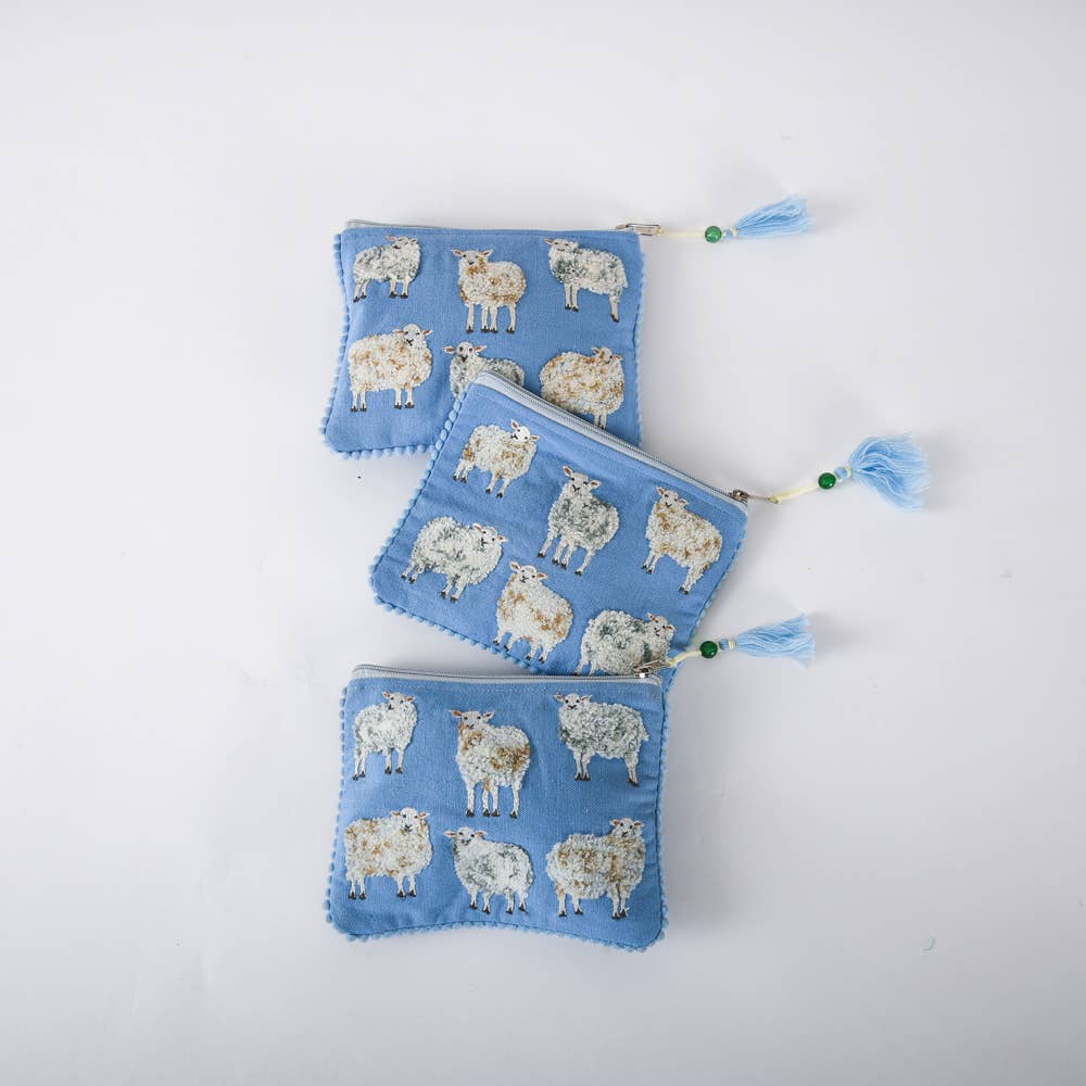 SHEEP POUCH 6x8