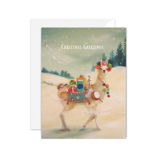 The Northern Christmas Llama Card - Box Set of 8