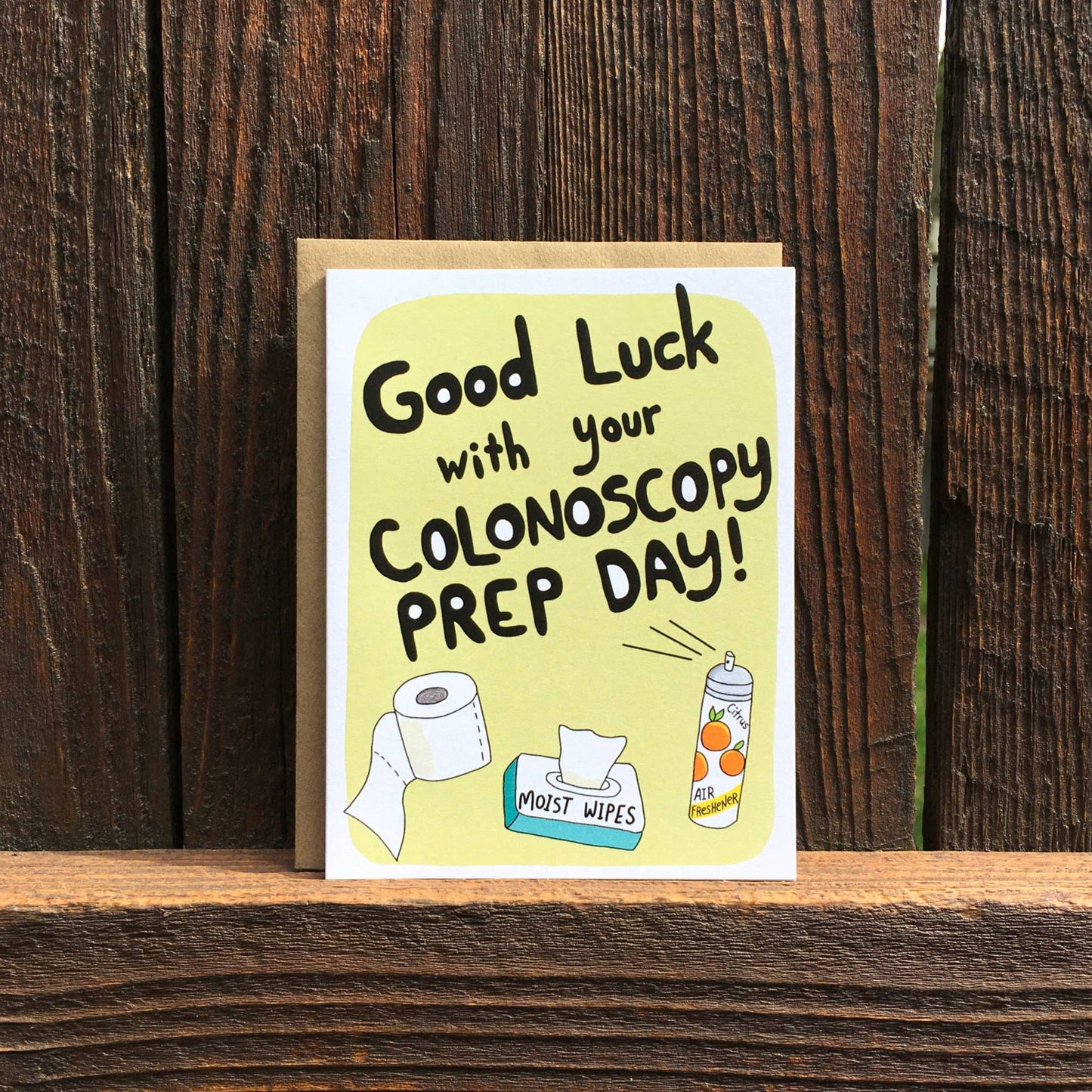 Colonoscopy Card, Funny Get Well Card