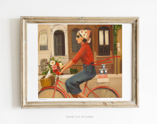 Brownstones Art Print - 8.5 X 11