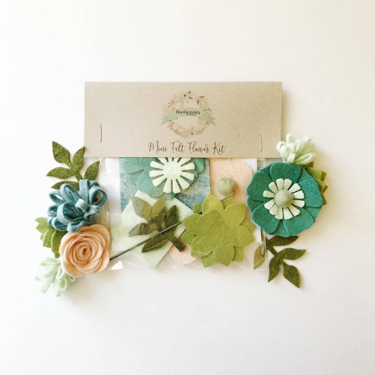 Mini Felt Flower Craft Kit | Succulent