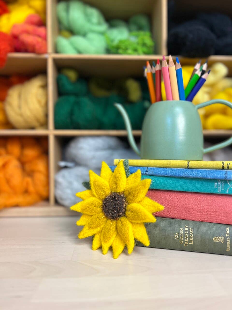 Sunflower Needle Felting Craft Kit