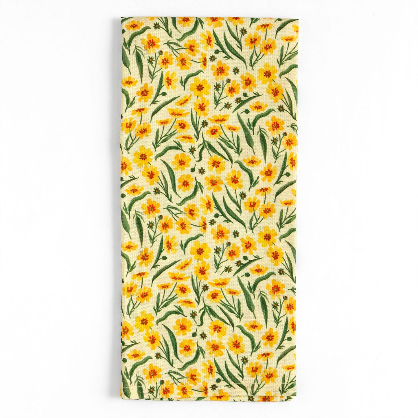 Goldenmane Floral Kitchen Towel