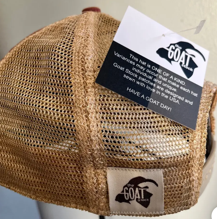 Little Flower Patch Hat: Red