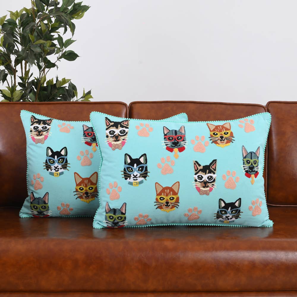 NEW CAT FACES Pillow 16x24