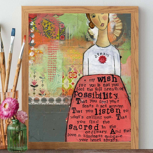 Love And Kindness - Print: 8x10 with 11x14 mat