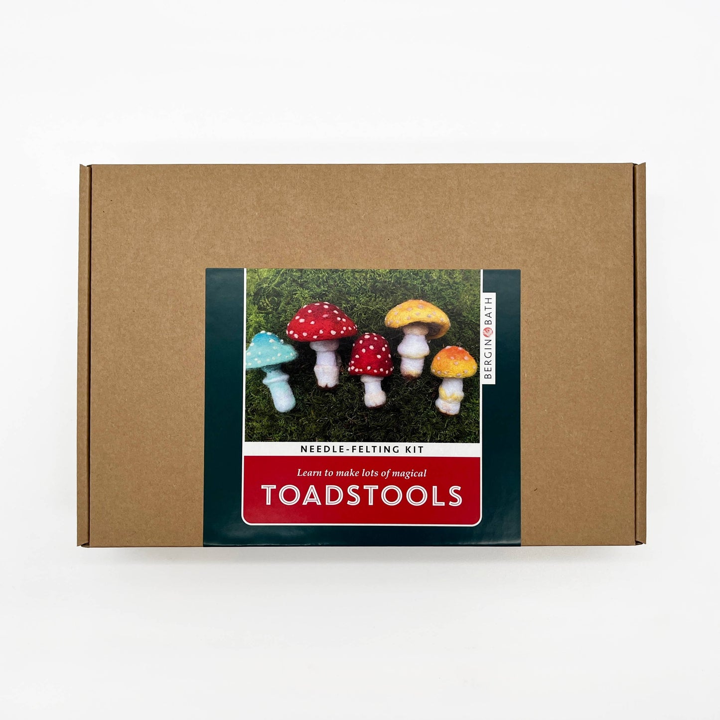 Needle Felting Kit, Toadstools