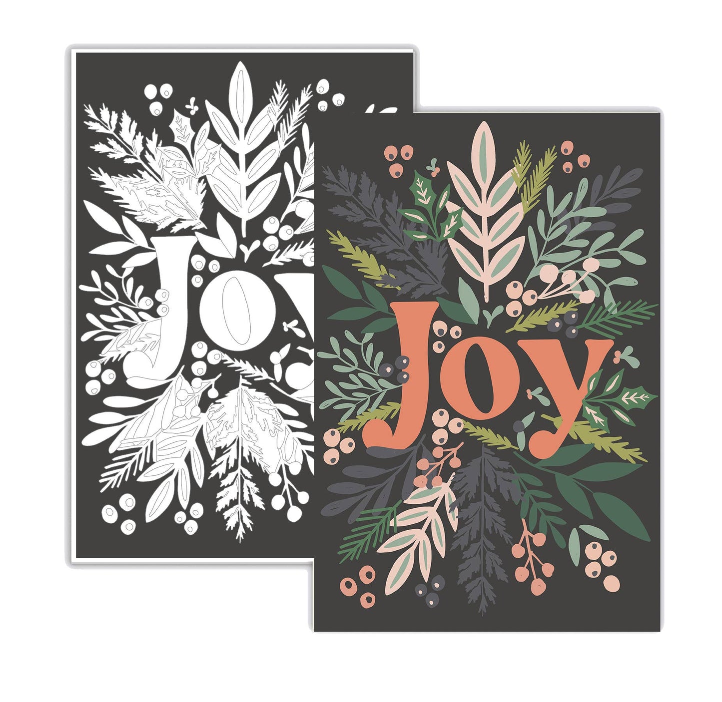 Holiday Joy 12 x 18" Paint by Number Kit: Kit + Magnetic Frame