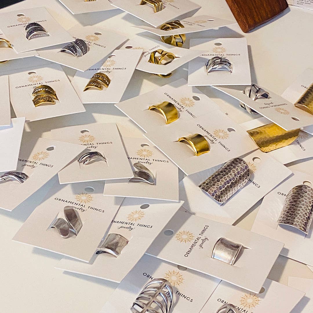 Gold Tree of Life Ring: Carded