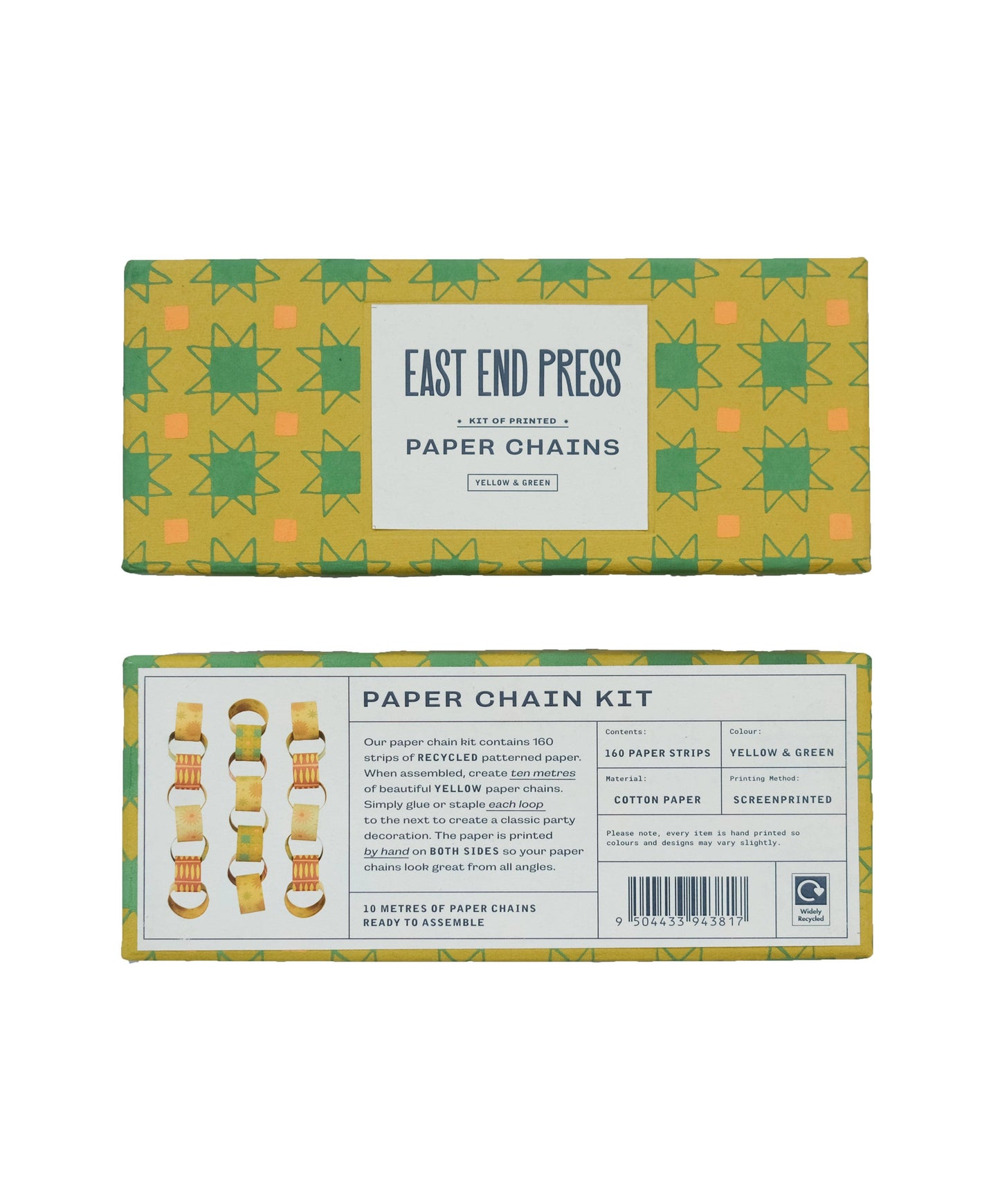 Yellow & Green Paper Chain Kit