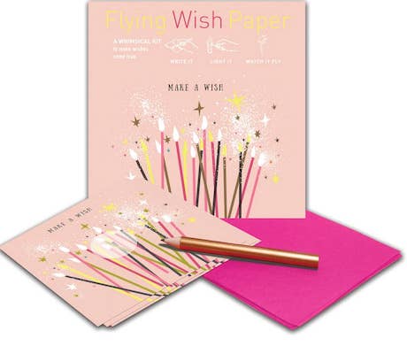 MAKE A WISH BIRTHDAY / Mini kit with 15 Wishes + accessories