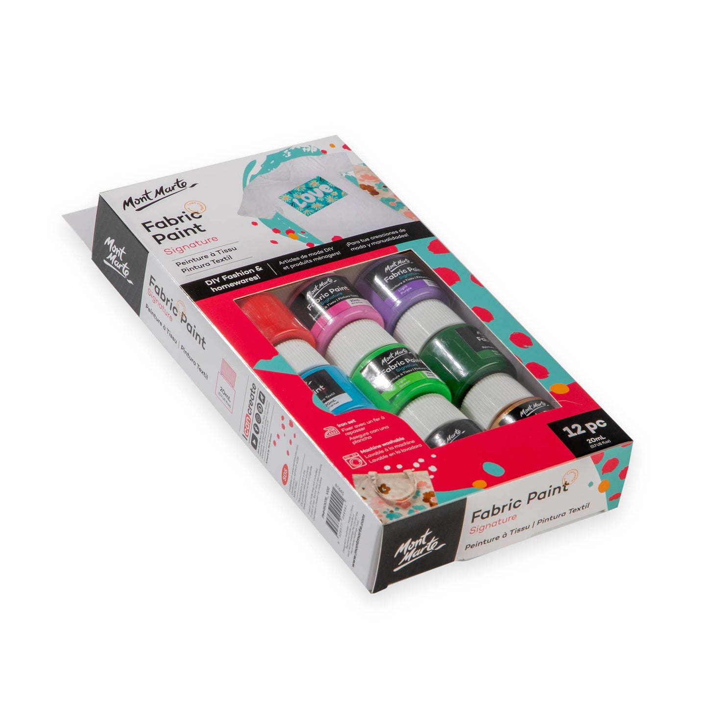 Fabric Paint Signature 12pc x 20ml (0.7 US fl.oz)