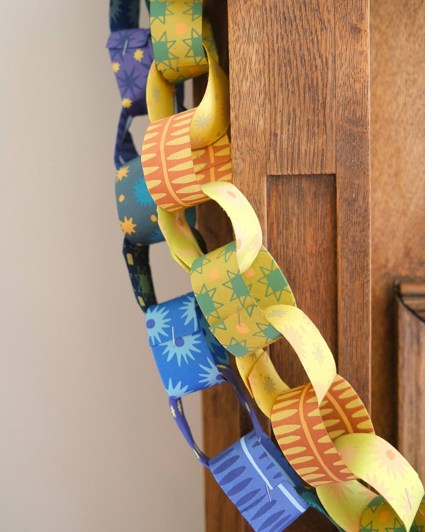 Yellow & Green Paper Chain Kit