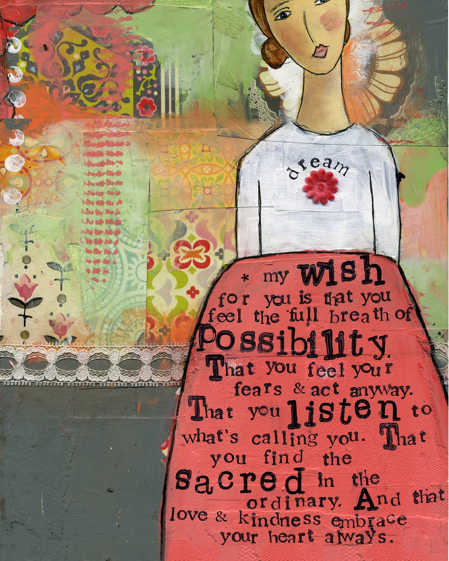 Love And Kindness - Print: 8x10 with 11x14 mat